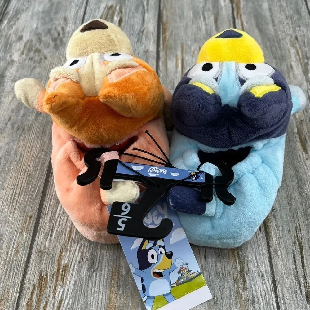 Baby Bluey 3D Characters Slippers Shoes Size 5/6